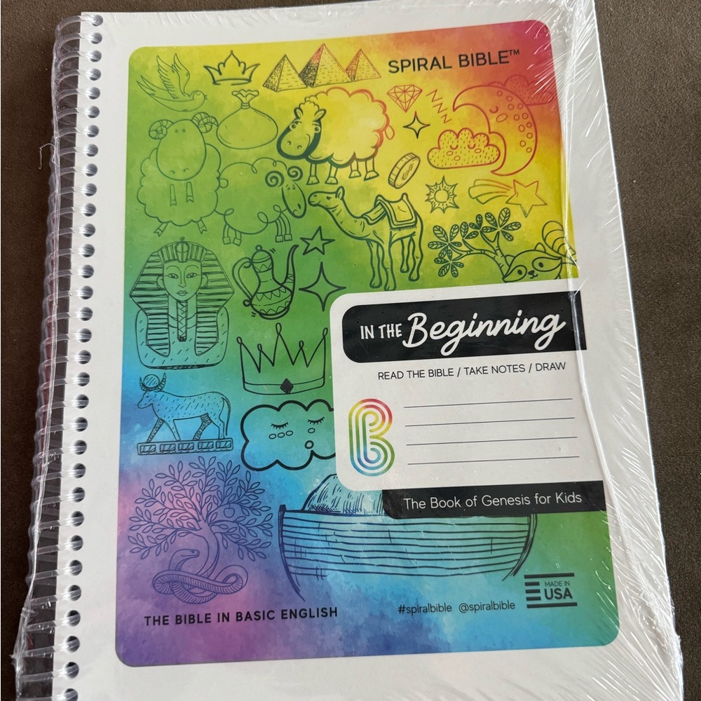 Spiral Bible “In the Beginning” book of Genesis for Kids